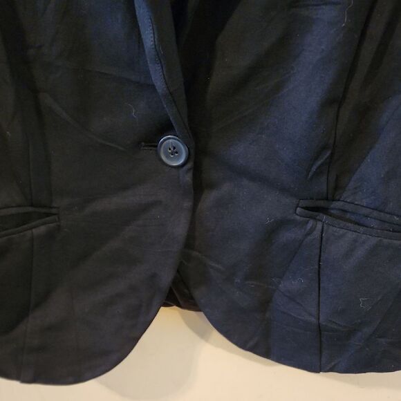 Studio Black Tailored Blazer Crop M-L Black - Picture 3 of 7